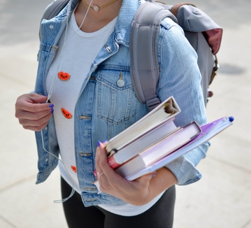 Student with Books